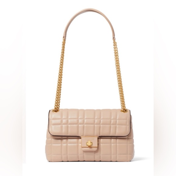 Kate Spade Quilted Shoulder Bag - Milk Tea color - Medium Size. - Picture 12 of 12